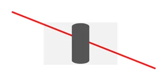 A black cylinder with red lines Description automatically
generated